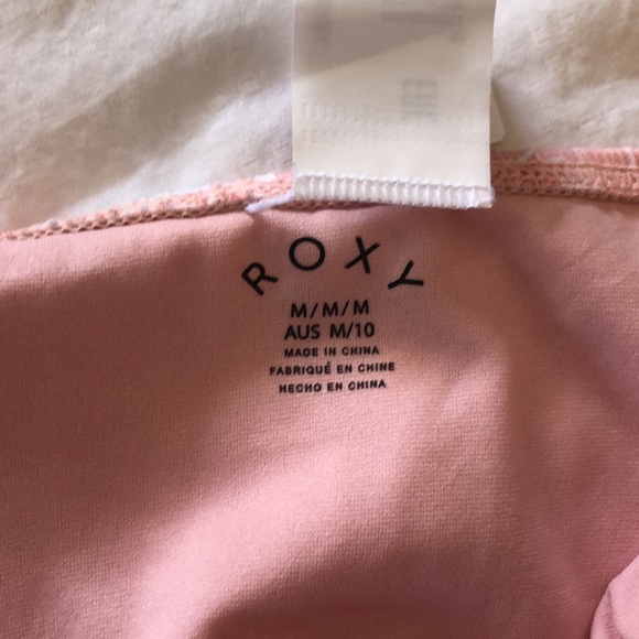 nwt roxy floral bikini (top L, bottom M) - Picture 7 of 9